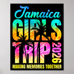 Jamaica Girls Trip 2026 Vacation Weekend Matching Poster