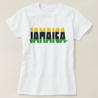 Jamaica Gold Black Green Stripes Jamaica T-Shirt