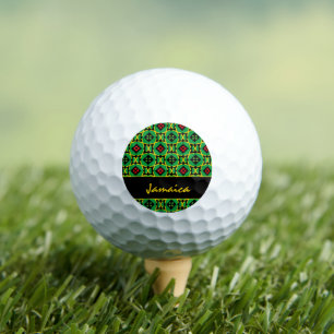Jamaica Golf Ball, Hearts & Jamaica Flag fashion Balls