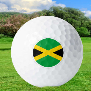 Jamaica Golf Balls, Jamaican Flag Golfers /Patriot Golf Balls