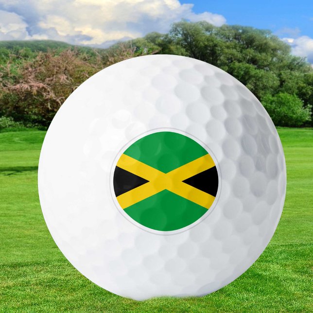 Jamaica Golf Balls, Jamaican Flag Golfers /Patriot Golf Balls (Creator Uploaded)