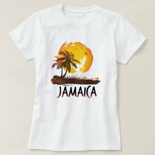 Jamaica grunge T-Shirt (Design Front)