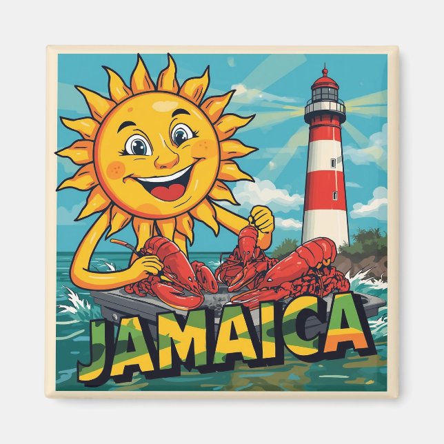 Jamaica happy magnet (Front)