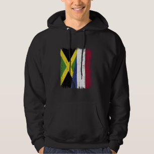 Jamaica Holland Half Flag Jamaican Dutch Heritage Hoodie