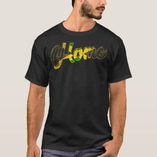 Jamaica Home Rastafarian Reggae Vintage Jamaican F T-Shirt
