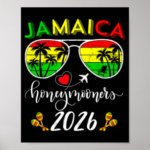 Jamaica Honeymoon 2026 Couple Summer Vacation Matc Poster