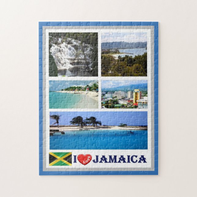 Jamaica - I Love - Jigsaw Puzzle (Vertical)