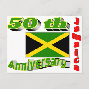Jamaica independence postcard