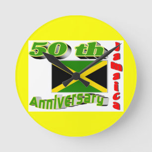 jamaica independence wall clock