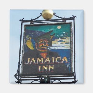 Jamaica Inn Pub Sign Photograph Magnet