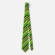 Jamaica Inspired Stripes Tie