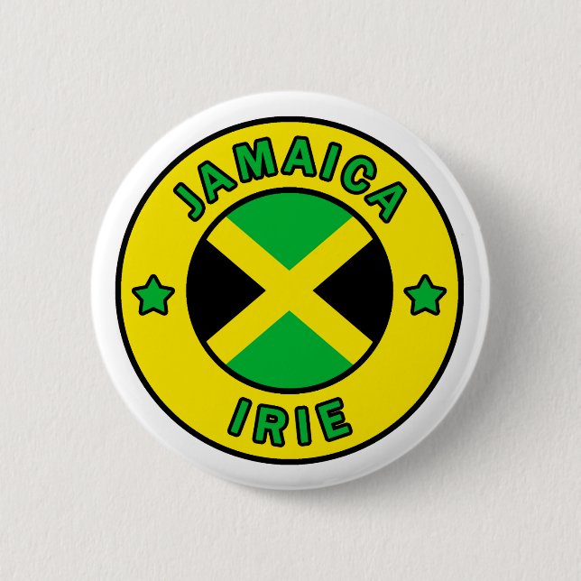 Jamaica Irie 6 Cm Round Badge (Front)