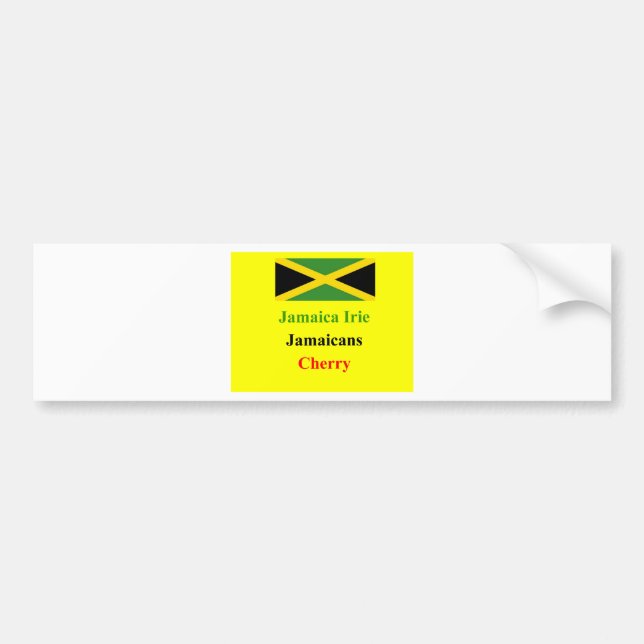 Jamaica irie bumper sticker (Front)