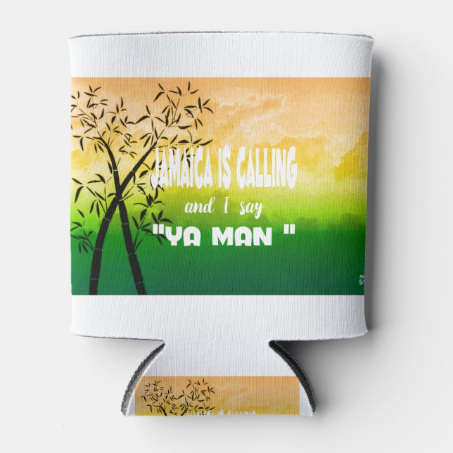 Jamaica is calling can cooler (Front)