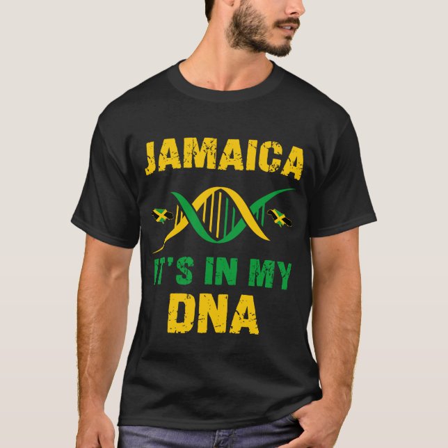 Jamaica It's In My DNA Jamaican Heritage T-Shirt (Front)