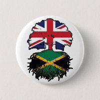 Jamaica Jamaican British UK Tree Roots Flag