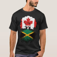 Jamaica Jamaican Canadian Canada Tree Roots Flag