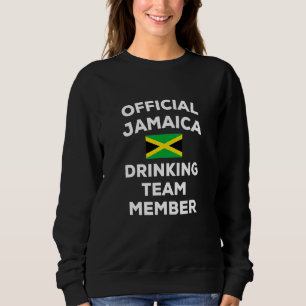 Jamaica Jamaican Drinking Team Flag Country Matchi Sweatshirt