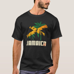 Jamaica Jamaican Flag Love Fan 4 T-Shirt