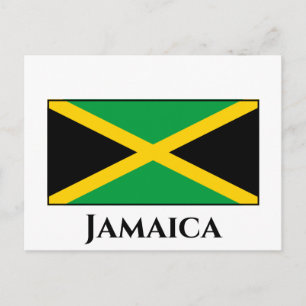 Jamaica (Jamaican) Flag Postcard