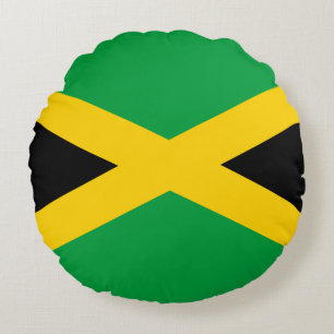 Jamaica (Jamaican) Flag Round Cushion