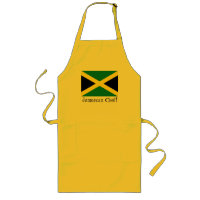 Jamaica jamaican flag souvenir chef apron