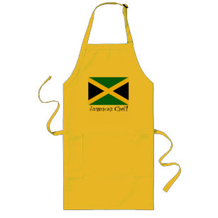 Jamaica jamaican flag souvenir chef apron