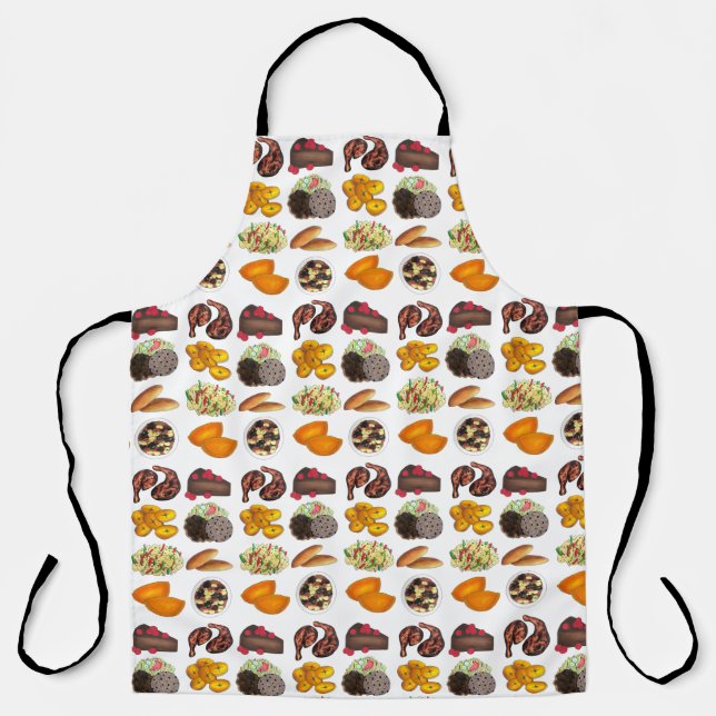 JAMAICA Jamaican Foods Caribbean Island Cuisine Apron (Front)