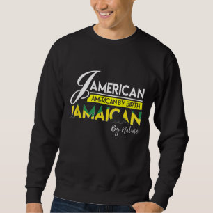 Jamaica Jamerican Jamaican American Jamaica Flag C Sweatshirt