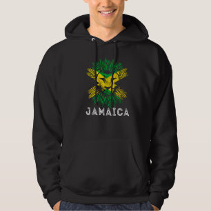 Jamaica Lion Head Jamaican Safari Pride Roots Of R Hoodie