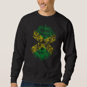 Jamaica Lion Head King Of Jamaica Roots Pride Carr Sweatshirt