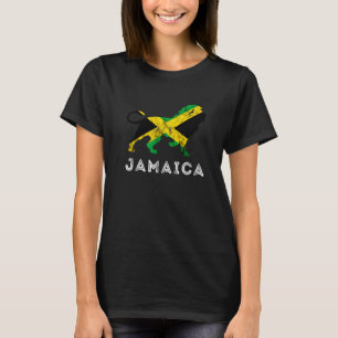 Jamaica Lion Jamaican King Pride Of Jamaica Carrib T-Shirt
