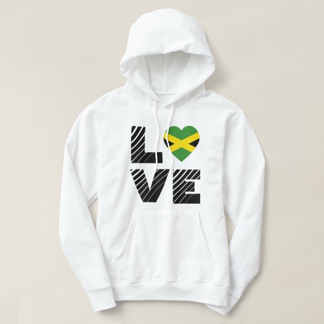Jamaica - LOVE Hoodie (Design Front)