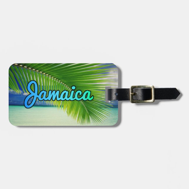 Jamaica luggage tag (Front Horizontal)