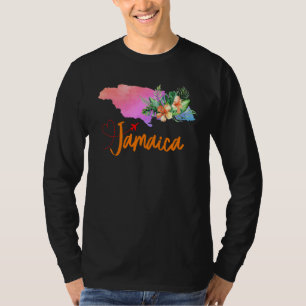 Jamaica Map Matching Vacation Family Girls trip T-Shirt