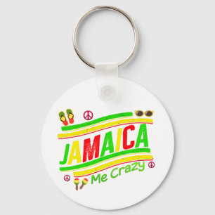Jamaica Me Crazy Cruise Vacation Group Matching  Key Ring