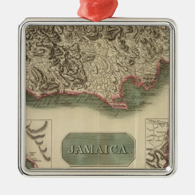 Jamaica Metal Ornament (Front)