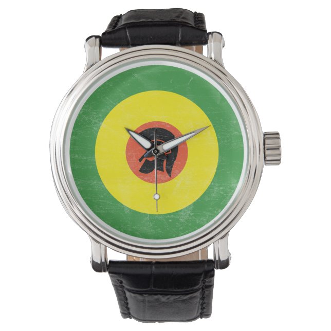 Jamaica Mod Target Strap Watch (Front)