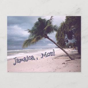 JAMAICA, MON!  LET'S DO IT! CUSTOMIZABLE  POSTCARD