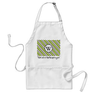 JAMAICA Monogram Taste and See Bible Scripture Standard Apron