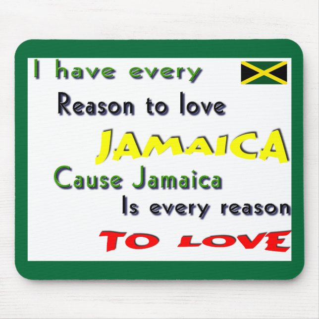 jamaica mouse pad (Front)