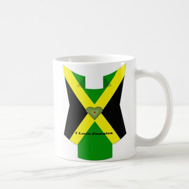 Jamaica National Colours Coffee Mug (Right)