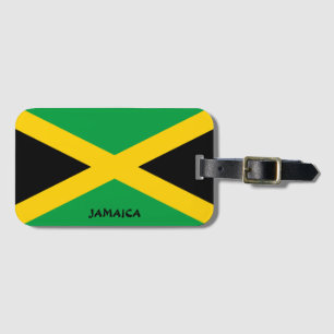 Jamaica National Flag Patriotic Luggage Tag