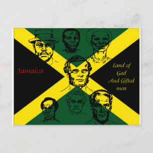 jamaica national hero postcard
