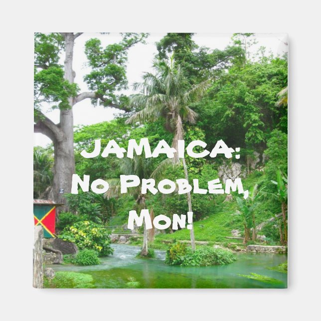 JAMAICA: No Problem, Mon! Magnet (Front)