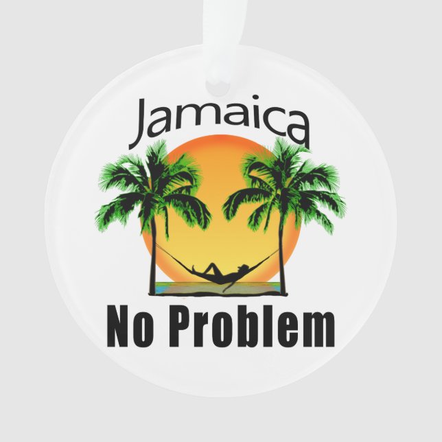 Jamaica No Problem Ornament (Front)