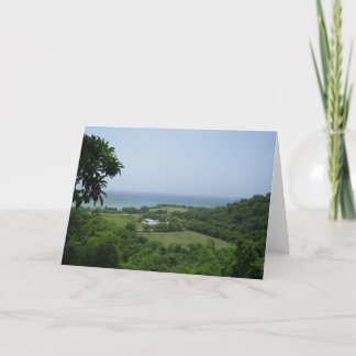 Jamaica Ocean View Note Cards