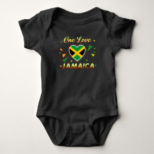 Jamaica One Love Group Vacation Cruise Matching Baby Bodysuit