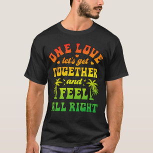 Jamaica One Love Reggae Music Rasta Lovers Jamaica T-Shirt