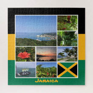 Jamaica Photo Collage Jigsaw Puzzle